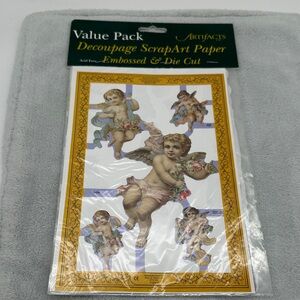 Artifacts Decoupage Scrap Art Paper Embossed & Die Cut (VALUE PACK)